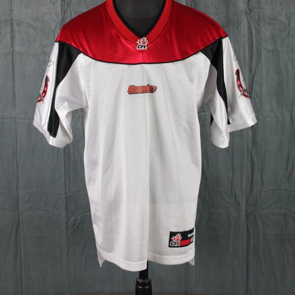 Calgary Stampeders Jersey (Retro) - 2000s Home Jersey by Reebok - Men's Medium - Picture 1 of 9